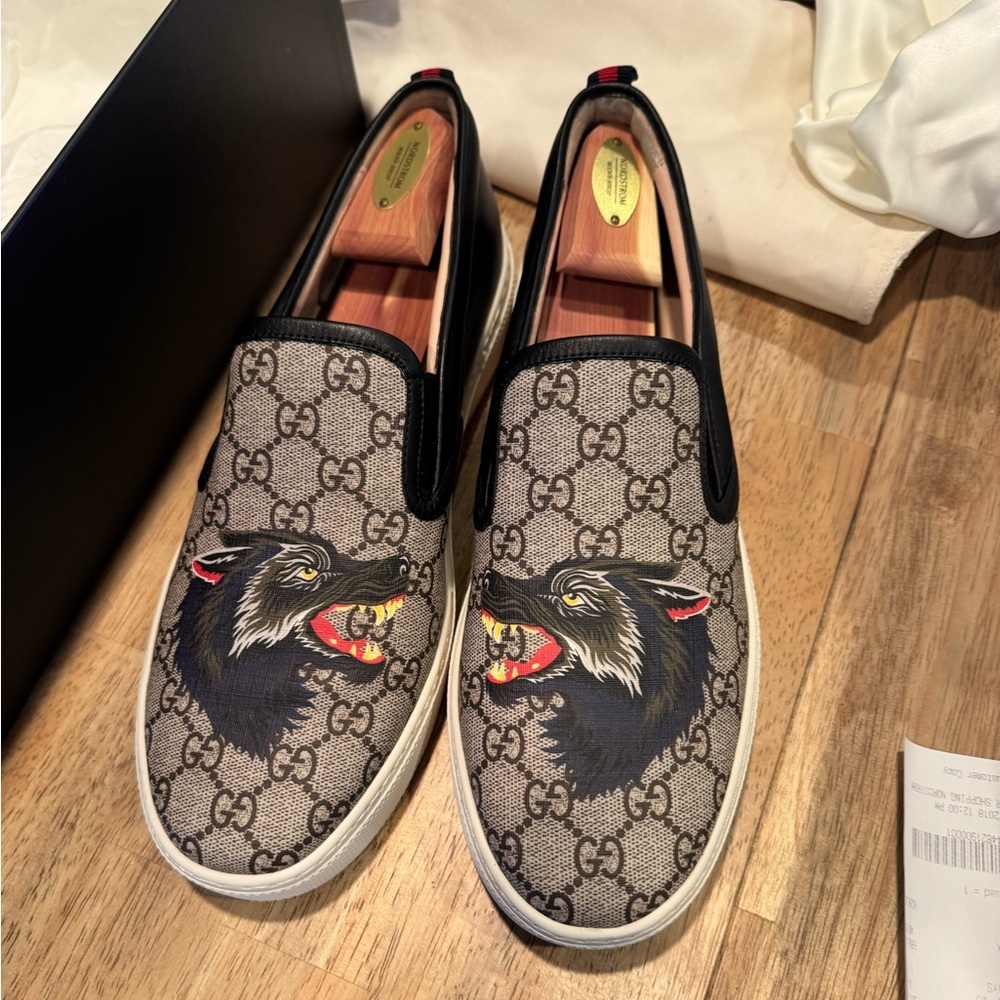 Gucci Dublin Angry Wolf Sneakers